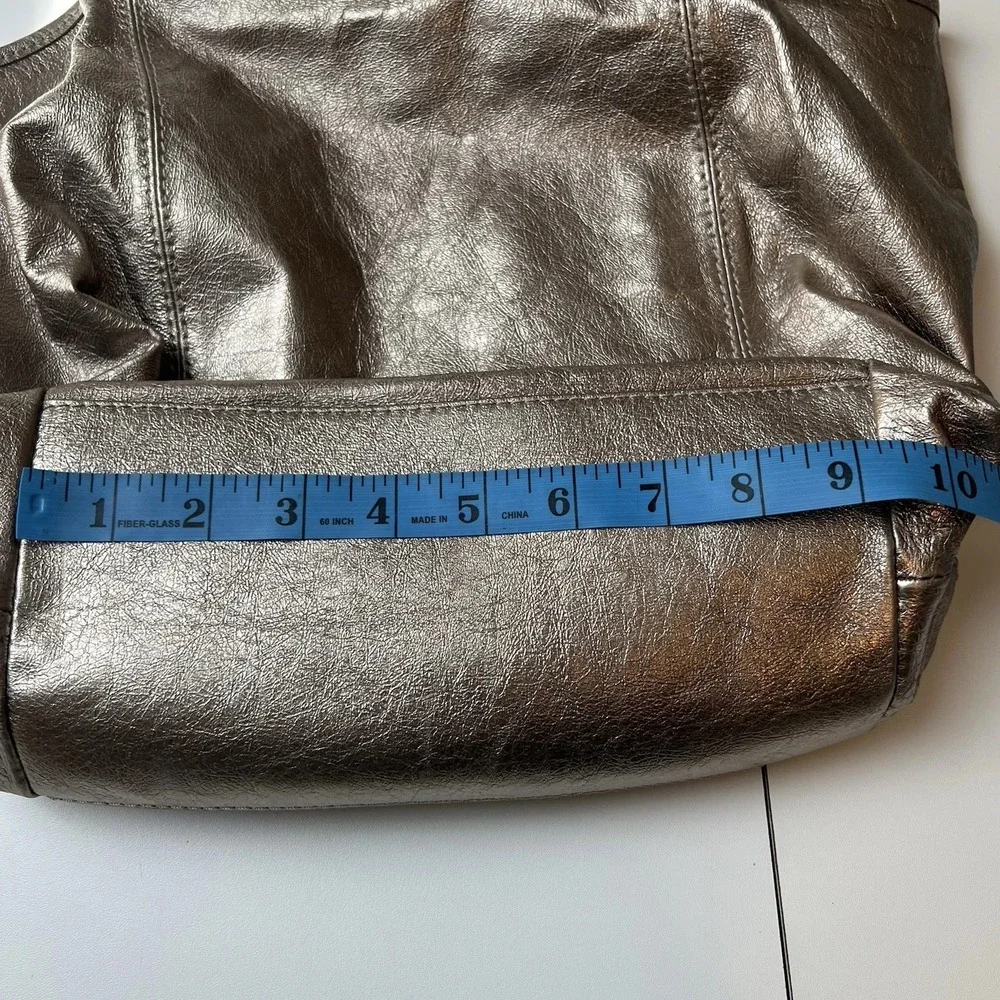 The Sak Gold Distressed Pig Leather Mod Hobo Bag